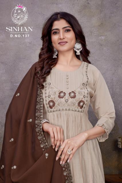 Shivay sinhan 137 soft silk kurti wholesale